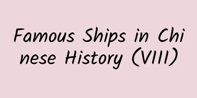Famous Ships in Chinese History (VIII)